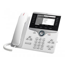 Cisco IP Phone 8811 - Telefon VoIP - SIP, RTCP, RTP, SRTP, SDP - 5 řádků - bílá
