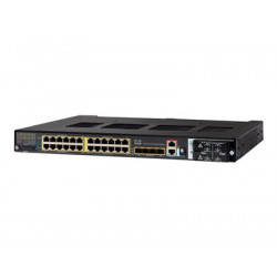 Cisco Industrial Ethernet 4010 Series - Přepínač - řízený - 24 x 10 100 1000 (PoE+) + 4 x 10 100 1000 SFP (uplink) - lze montovat na konzolu DIN - kompatibilní s TAA