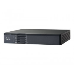 Cisco 867VAE - Směrovač - DSL modem - 4portový switch - GigE - porty WAN: 2 - Lze montovat do rozvaděče