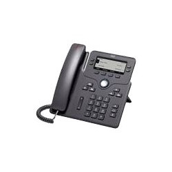 Cisco IP Phone 6851 - Telefon VoIP - SIP, SRTP - 4 linky - uhel