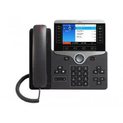 Cisco IP Phone 8851 - Telefon VoIP - SIP, RTCP, RTP, SRTP, SDP - 5 řádků - uhel