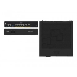 Cisco Integrated Services Router 921 - Směrovač - 4portový switch - GigE - porty WAN: 2
