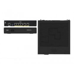 Cisco Integrated Services Router 921 - Směrovač - 4portový switch - GigE - porty WAN: 2