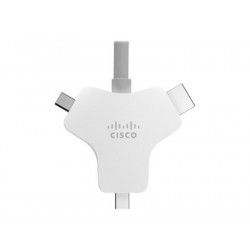 Cisco Multi-head - Kabel video audio data - HDMI s piny (male) do HDMI, Mini DisplayPort, USB-C s piny (male) - 9 m - pro Webex Room Kit Mini - No Encryption and No Radio, Room Kit Pro