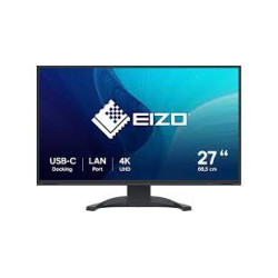 EIZO EV2740X-BK, IPS 4K UHD 2000:1 KVM 3840×2160 USB-C LAN DP 2xHDMI (10bit) 2xUSB 3.1 ULTRA Slim 350cd m2 14ms repro 5Y