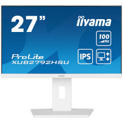 Iiyama ProLite XUB2792HSU-W6 LCD IPS/PLS 27" 1920 x 1080 0,4ms 250nitů 1300:1 100Hz  Repro Pivot   Bílá 