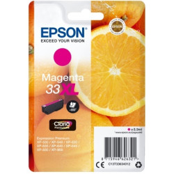 Epson originální ink C13T33634012, T33XL, magenta, - prošlá expirace (2021)