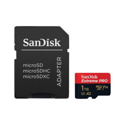 SanDisk Extreme Pro 1TB microSDXC CL10 A2 UHS-I U3 170mb s vč. adaptéru
