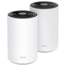 TP-Link Deco PX50(2-pack) Mesh systém AX3000 + G15000, WiFi 6E, 1x 2.5GLAN, 2x GLAN 574Mbps 2,4GHz 2402Mbps 5GHz