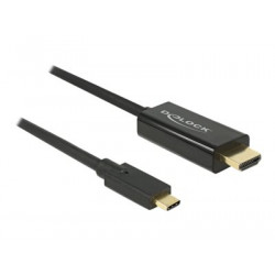 Delock - Externí video adaptér - Parade PS171 - USB-C - HDMI - černá
