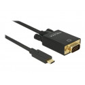 Delock - Externí video adaptér - ITE IT6516BFN - USB-C - D-Sub - černá - maloobchod