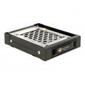 Delock - Skladovací mobilní rack - 2.5" - černá