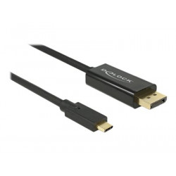 Delock - Externí video adaptér - USB-C - DisplayPort - černá - maloobchod