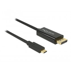 Delock - Externí video adaptér - USB-C - DisplayPort - černá - maloobchod