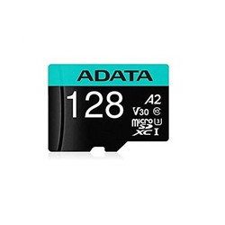 ADATA MicroSDXC karta 128GB Premier Pro UHS-I V30S (R:100 W:80 MB s) + SD adaptér