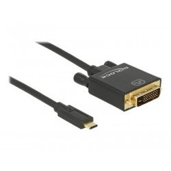 Delock - Externí video adaptér - Parade PS171 - USB-C - DVI - černá - maloobchod