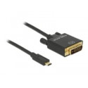 Delock - Externí video adaptér - USB-C - DVI - černá - maloobchod