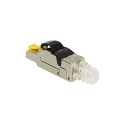 Delock - Síťový konektor - RJ-45 (M) - 6.22 cm - CAT 6a