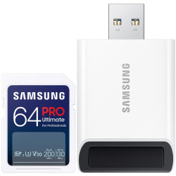 Samsung SDXC 64GB PRO ULTIMATE + USB adaptér