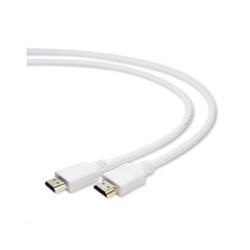 GEMBIRD Kabel HDMI-HDMI 1,8m, 1.4, M M stíněný, zlacené kontakty, bílý