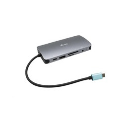 i-tec USB-C Metal Nano Dock HDMI VGA with LAN + Power Delivery 100 W
