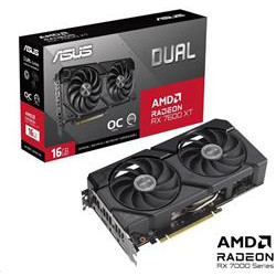 ASUS DUAL RX 7600 XT O16G 16GB 128bit GDDR6 HDMI 3xDP