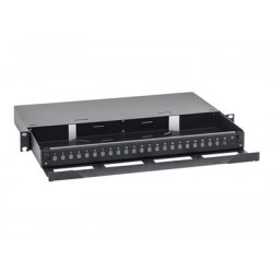 Triton RAB-FO-X75-A1 - Propojovací panel - přední - 1U - 19" - 24 porty