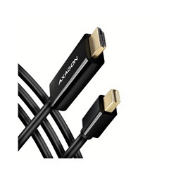 AXAGON RVDM-HI14C2, Mini DisplayPort - HDMI 1.4 redukce kabel 1.8 m, 4K 30Hz