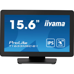 Iiyama ProLite T1633MSC-B1 LCD IPS/PLS 16" 1920 x 1080 5ms 385nitů 1000:1 60Hz Dotyk Repro Černá