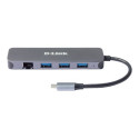 D-Link DUB-2334, D-Link 5-in-1 USB-C Hub with Gigabit Ethernet