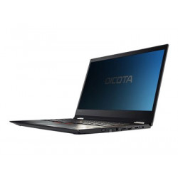 DICOTA Secret - Filtr pro zvýšení soukromí k notebooku - čtyřcestné - lepicí - průhledná - pro Lenovo ThinkPad Yoga 370 20JH, 20JJ