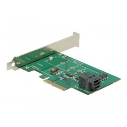 Delock PCI Express Card  1 x internal NVMe M.2 PCIe 1 x internal SFF-8643 NVMe - Řadič úložiště - M.2 Card nízký profil - PCIe 3.0 x4