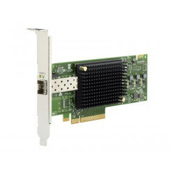 Emulex LPe31000-M6 Gen 6 (16Gb), single-port HBA (upgradeable to 32Gb) - Adaptér hostitelské sběrnice - PCIe 3.0 x8 nízký profil - 16Gb Fibre Channel Gen 6 x 1