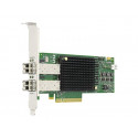 Emulex LPe31002 Gen 6 (16Gb), dual-port HBA (upgradeable to 32Gb) - Adaptér hostitelské sběrnice - PCIe 3.0 x8 - 16Gb Fibre Channel x 2