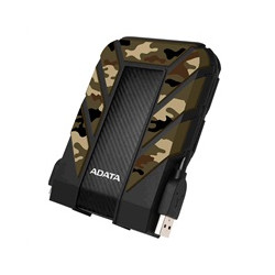 ADATA Externí HDD 2TB 2,5" USB 3.1 DashDrive Durable HD710M Pro, kamufláž (gumový, nárazu vodě prachu odolný)