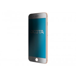 DICOTA Secret - Ochrana obrazovky pro mobilní telefon - s bezpečnostním filtrem - čtyřcestné - průhledná - pro Apple iPhone 8 Plus
