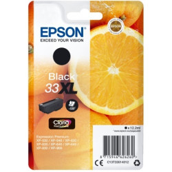 Epson originální ink C13T33514012, T33XL, black, - prošlá expirace (2021)
