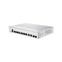 Cisco switch CBS250-8T-E-2G (8xGbE,2xGbE SFP combo,fanless) - REFRESH