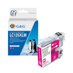 G&G kompatibilní ink s LC-125XLM, NP-B-0125XLM, magenta, 120str.