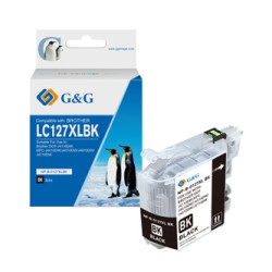 G&G kompatibilní ink s LC-127XLBK, NP-B-0127XLBK, black, 1200str.