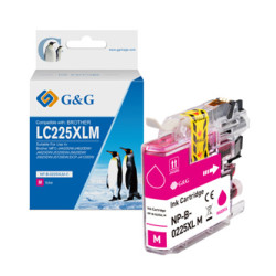 G&G kompatibilní ink s LC-225XLM, NP-B-0225XLM, magenta, 1200str.