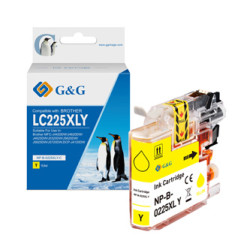 G&G kompatibilní ink s LC-225XLY, NP-B-0225XLY, yellow, 1200str.