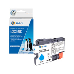 G&G kompatibilní ink s LC-3239XLC, NP-B-03239XLC, cyan, 5000str.