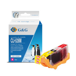 G&G kompatibilní ink s CLI526M, NP-C-0526M, 4542B001, magenta, 8.4ml