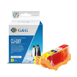 G&G kompatibilní ink s CLI526Y, NP-C-0526Y, 4543B001, yellow, 8.4ml
