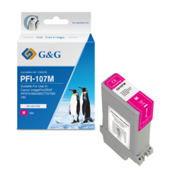G&G kompatibilní ink s PFI107M, NC-00107M, 6707B001, magenta, 130ml