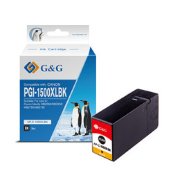 G&G kompatibilní ink s PGI 1500XL, NP-C-1500XLBK C, black