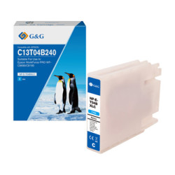 G&G kompatibilní ink s C13T04B240, NP-E-T04BXLC-A, cyan
