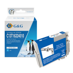 G&G kompatibilní ink s C13T16324012, NP-R-1632XLC, cyan