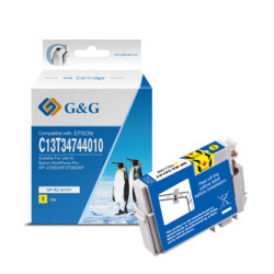 G&G kompatibilní ink s C13T34744010, NP-R-3474Y, yellow